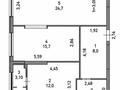 2-комнатная квартира · 70 м² · 4/15 этаж, мкр Уркер, Толе би 14 за 35 млн ₸ в Астане, Нура р-н