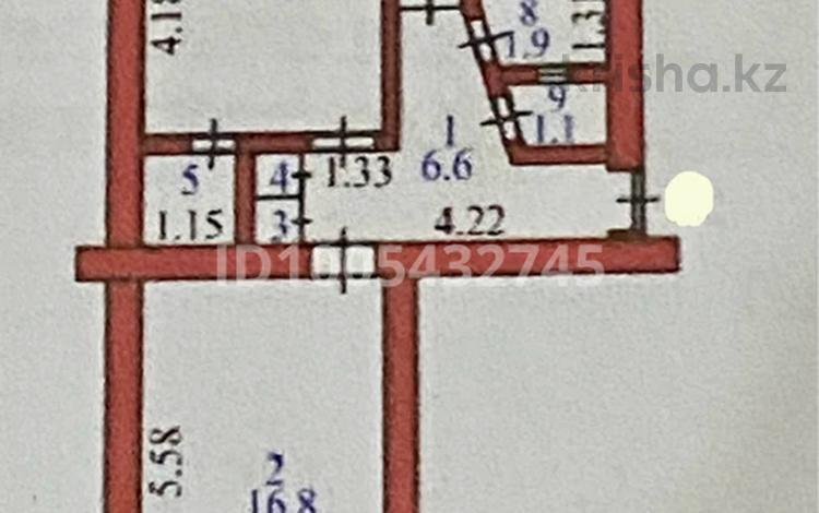 2-комнатная квартира · 48 м² · 4/5 этаж, Жабаева 141 — Самый центр города, район кафе Мороженое за 18.5 млн 〒 в Петропавловске — фото 22