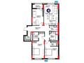4-комнатная квартира · 114.16 м² · 11/12 этаж, Турар Рыскулов 18 за ~ 83.8 млн ₸ в Астане, Есильский р-н — фото 3