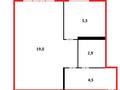 1-бөлмелі пәтер · 32.5 м² · 2/5 қабат, ул. Уалиханова, бағасы: 5.5 млн ₸ в Темиртау — фото 8