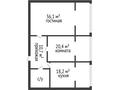2-бөлмелі пәтер · 90.3 м² · 9/9 қабат, мкр. Алтын орда, бағасы: 25.5 млн ₸ в Актобе — фото 11