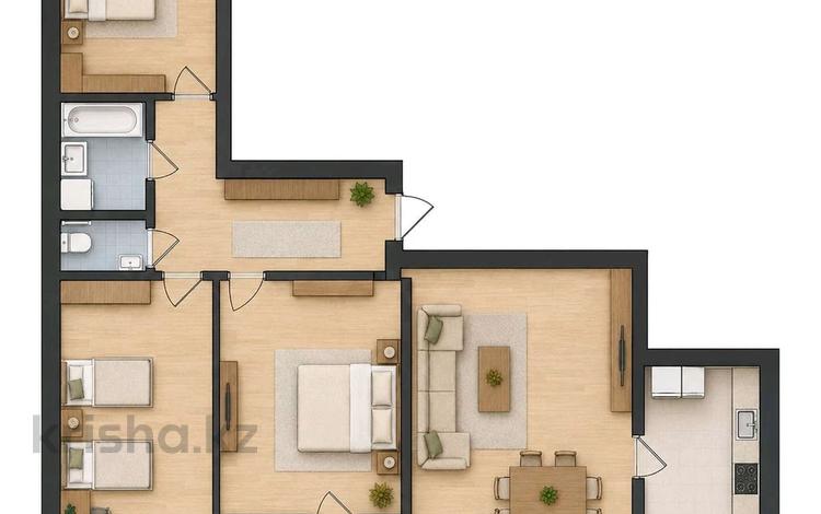 4-бөлмелі пәтер · 100 м² · 9/9 қабат, Сарыарка 4/3, бағасы: 26.1 млн ₸ в Кокшетау — фото 2