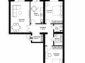 3-комнатная квартира · 96.6 м² · 9/9 этаж, Кабанбай батыр, 57/2 за 53 млн ₸ в Астане, Есильский р-н