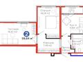 2-бөлмелі пәтер · 59.64 м² · 12/14 қабат, Улы Дала 14, бағасы: 30 млн ₸ в Астане, Нура р-н — фото 2