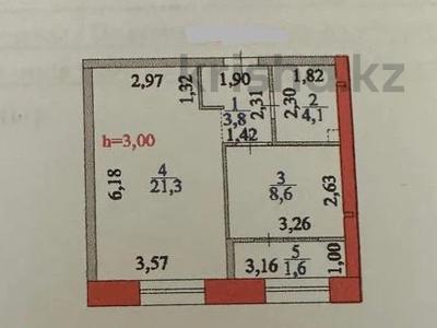 1-комнатная квартира · 40 м² · 5/12 этаж, Бухар жырау, 29​ за 31.9 млн 〒 в Астане, Есильский р-н