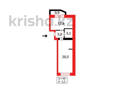 2-комнатная квартира · 40.1 м² · 5/5 этаж, Манаса — БЕЗ КОМИССИИ ДЛЯ ПОКУПАТЕЛЯ за 18.5 млн ₸ в Астане, Алматы р-н