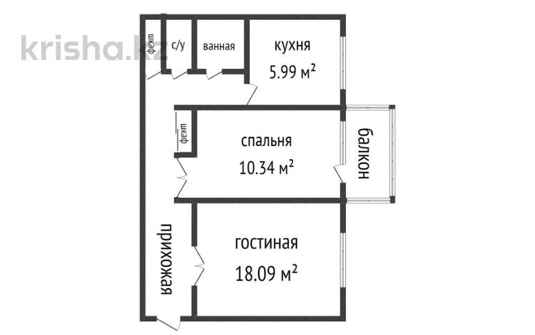 2-комнатная квартира, 58 м², 4/4 этаж, Назарбаева за 21 млн 〒 в Усть-Каменогорске — фото 34