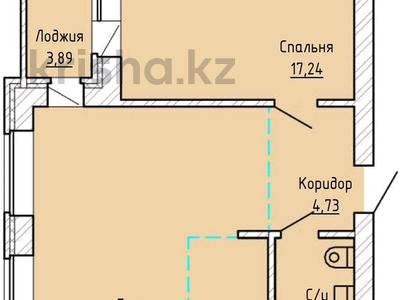 2-бөлмелі пәтер · 56.1 м² · 2/5 қабат, мкр Уркер, Кургалжынское шоссе уч. 86, 88, бағасы: 14 млн 〒 в Астане, Нура р-н