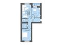 2-комнатная квартира, 68.14 м², микрорайон Береке за ~ 23.8 млн 〒 в Костанае — фото 2