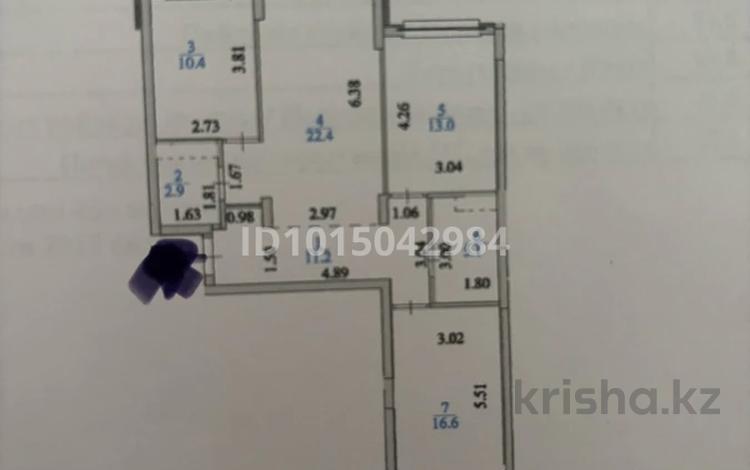 3-комнатная квартира · 83 м² · 3/9 этаж, Толе Би 35/1 за 70 млн ₸ в Астане, Нура р-н — фото 2