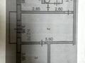 2-бөлмелі пәтер · 40.2 м² · 2/5 қабат, мкр Жансая 21, бағасы: 11 млн ₸ в Таразе