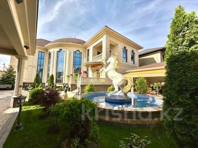 Отдельный дом · 8 комнат · 960 м² · 10 сот., мкр Акжар за 990 млн 〒 в Алматы, Наурызбайский р-н