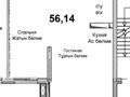 2-бөлмелі пәтер, 56.14 м², 10/12 қабат, Емцова 33 — Ташкентская - Емцова, бағасы: 30.5 млн 〒 в Алматы, Алмалинский р-н — фото 3