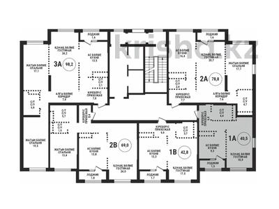 1-бөлмелі пәтер · 40.5 м² · 9/16 қабат, Сатпаева 90/58, бағасы: 41.5 млн ₸ в Алматы, Бостандыкский р-н