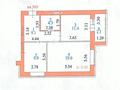 2-комнатная квартира · 55.8 м² · 4/5 этаж, мкр. Алтын орда, Мкр.Батыс-2 участок 351 — Автоцона за 29 млн ₸ в Актобе — фото 13