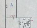 2-бөлмелі пәтер · 45 м² · 2/5 қабат, ул. Есет Батыра 97к2, бағасы: 12.5 млн ₸ в Актобе — фото 2