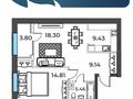 2-комнатная квартира · 60 м² · 7/8 этаж, мкр. Алтын орда, Мангилик ел 16д за 25.5 млн ₸ в Актобе — фото 3