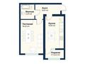 1-комнатная квартира · 41.2 м², мкр Туран 2 за ~ 16.3 млн ₸ в Шымкенте, Каратауский р-н — фото 2