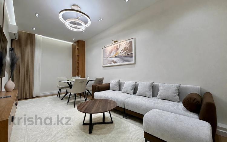 2-бөлмелі пәтер · 64 м² · 8/12 қабат, Каныша Сатпаева, бағасы: 450 000 ₸ в Алматы, Бостандыкский р-н — фото 2