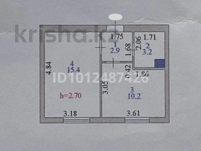 1-бөлмелі пәтер · 31.7 м² · 1/3 қабат, мкр Уркер, Укили Ыбырай 4 — Актамберди Жырау, бағасы: 14.8 млн ₸ в Астане, Нура р-н