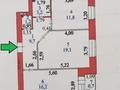 2-комнатная квартира, 62 м², 7/9 этаж, Кудайбердыулы 4 за ~ 27 млн 〒 в Астане, Алматы р-н — фото 2