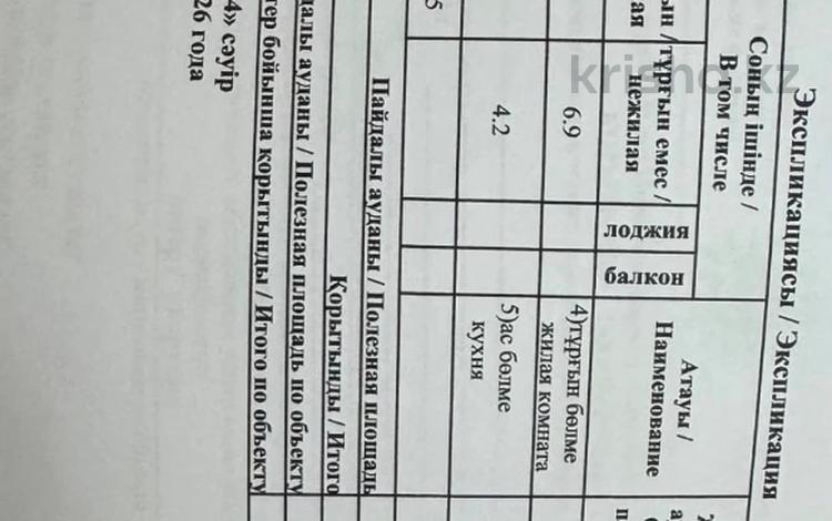 2-бөлмелі пәтер · 41.8 м² · 5/12 қабат, Жубан Молдагалиев 9, бағасы: 30 млн ₸ в Астане, Нура р-н — фото 2