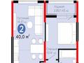 2-комнатная квартира · 40.21 м² · 8/17 этаж, Е 908 23 — Улы Дала Туран за 26.5 млн ₸ в Астане, Нура р-н — фото 5