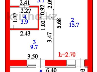 1-бөлмелі пәтер · 38 м² · 5/9 қабат, Айтматова 23 — Молдагалиева, бағасы: 20 млн ₸ в Астане, Нура р-н