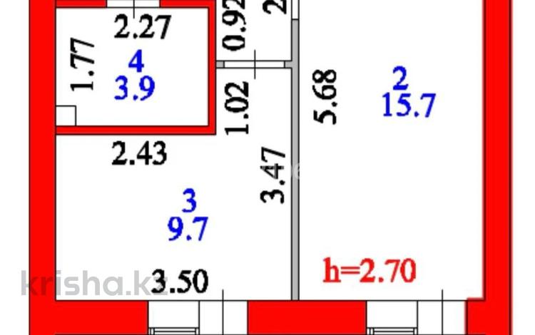 1-бөлмелі пәтер · 38 м² · 5/9 қабат, Айтматова 23 — Молдагалиева, бағасы: 20 млн ₸ в Астане, Нура р-н — фото 7