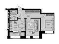 2-комнатная квартира, 53.03 м², Е538 — Е810 за ~ 17 млн 〒 в Астане, Есильский р-н — фото 2