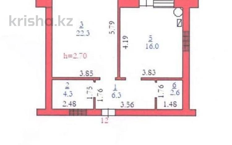 1-комнатная квартира · 54 м² · 5/5 этаж, мкр. Алтын орда, алии молдагуловой 18 д за 16 млн 〒 в Актобе, мкр. Алтын орда — фото 2