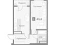 1-комнатная квартира · 45.8 м² · 8/12 этаж, мкр Алгабас, Омарова 6 за 29 млн ₸ в Алматы, Алатауский р-н — фото 9