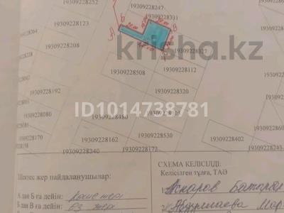 Участок · 8 соток, мкр Таскен, Жаңақұрлыс көшесі 357 за 15 млн ₸ в Шымкенте, Каратауский р-н