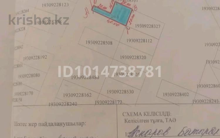 Участок · 8 соток, мкр Таскен, Жаңақұрлыс көшесі 357 за 15 млн ₸ в Шымкенте, Каратауский р-н — фото 2