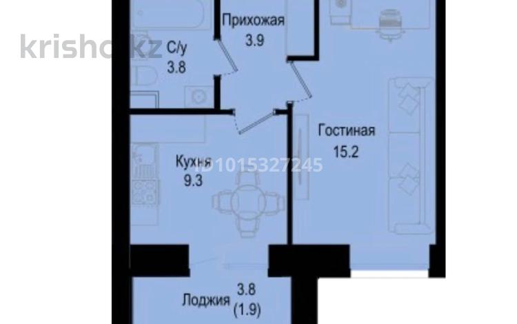1-бөлмелі пәтер · 34.1 м² · 8/9 қабат, Розы Баглановой 23, бағасы: 18.7 млн ₸ в Астане, Нура р-н — фото 2