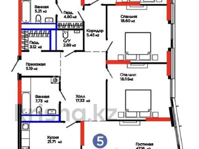 5-комнатная квартира · 215 м² · 7/22 этаж, Мангилик Ел 57 за 295 млн ₸ в Астане, Есильский р-н