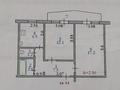 2-комнатная квартира · 58 м² · 5/5 этаж, Л.Чайкиной 6 за 13 млн ₸ в Хромтау
