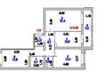 3-бөлмелі пәтер · 79 м² · 4/9 қабат, Шамши Калдаяков 60A, бағасы: 45 млн ₸ в Астане, Сарайшык р-н — фото 3