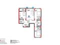 3-бөлмелі пәтер · 106.63 м² · 9/12 қабат, Турар Рыскулов 18, бағасы: 75.2 млн ₸ в Астане, Есильский р-н