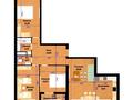 4-бөлмелі пәтер · 100 м² · 9/9 қабат, Мкр. Сарыарка 4/3 — Габдулина, бағасы: 26 млн ₸ в Кокшетау — фото 2