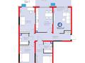 4-бөлмелі пәтер · 113.3 м² · 1/6 қабат, Кайрат микрорайон 716/16, бағасы: ~ 79.1 млн ₸ в Алматы, Турксибский р-н — фото 2