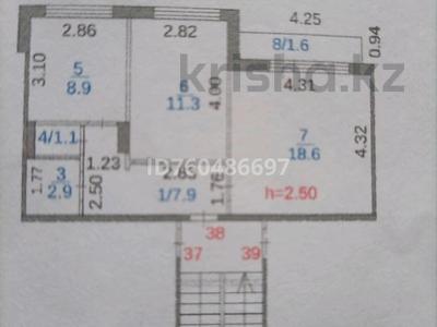 2-бөлмелі пәтер · 52.3 м² · 3/5 қабат, 1-й квартал, 1-й квартал Жекибаева 133 — "шоколадка", бағасы: 14.5 млн ₸ в Караганде, Алихана Бокейханова р-н