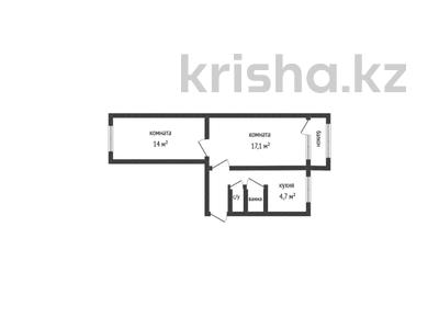2-комнатная квартира · 44.4 м² · 4/5 этаж, Каирбекова 393 за 13.9 млн 〒 в Костанае