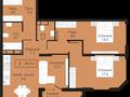 3-комнатная квартира · 80 м² · 4/17 этаж, Сыганак 22/1 за 63 млн ₸ в Астане, Нура р-н — фото 3