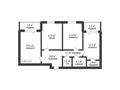 3-комнатная квартира · 82.9 м² · 8/9 этаж, Мкр. Береке за 43.5 млн ₸ в Костанае — фото 15