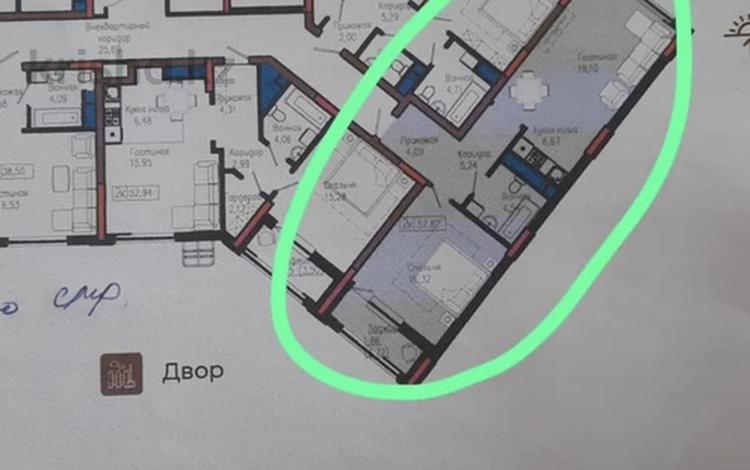 2-комнатная квартира, 58 м², 10/13 этаж, Мангилик Ел 61 — Хусейн бен Талал за 25.3 млн 〒 в Астане, Есильский р-н — фото 2