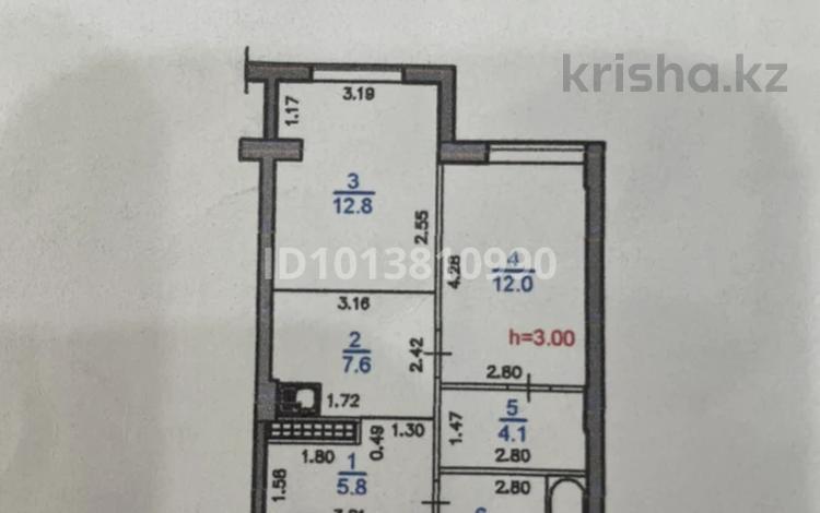 2-бөлмелі пәтер · 50 м² · 6/10 қабат, Байтурсынова 179/3, бағасы: 600 000 ₸ в Алматы, Бостандыкский р-н — фото 2