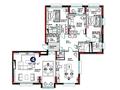 4-комнатная квартира · 187.07 м² · 13/14 этаж, E-899 за ~ 183.5 млн ₸ в Астане, Нура р-н — фото 3