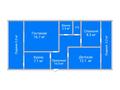 2-комнатная квартира, 65.2 м², 5/5 этаж, Баймагамбетова 7 за 24.5 млн 〒 в Костанае — фото 25