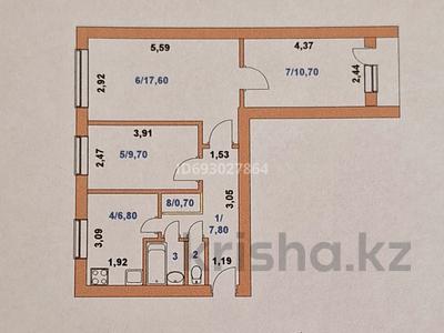 3-комнатная квартира, 56.6 м², 4/9 этаж, Микрорайон 5 23 за 14 млн 〒 в Степногорске